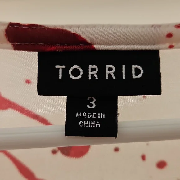 Torrid Halloween Blood Splatter Dress - Picture 3 of 8